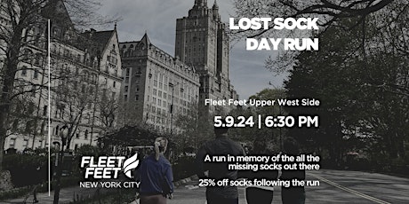 Lost Sock Day Run with Fleet Feet NYC