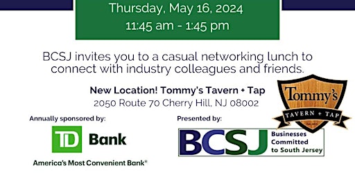 May's Meet & Mingle - BCSJ Networking & Luncheon primary image