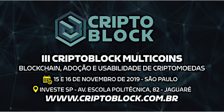 Imagem principal de 3º CriptoBlock Multicoins São Paulo