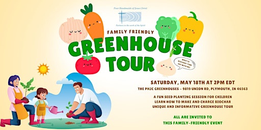 Primaire afbeelding van Family-Friendly Greenhouse Tour and Seed Planting Event