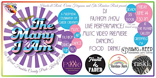 Imagem principal do evento "The Many I Am" The Official Franklin County Pride Kickoff Event!