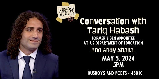 Tariq Habash in Conversation with Andy Shallal primary image