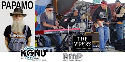 Papamo & The Vipers, Live Broadcast on 88.5 KGNU primary image