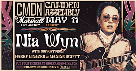 NIA WYN - SOUL FUSION  - live music at Camden Assembly + pre-gig meet up