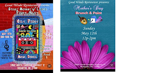 Image principale de Mother's Day Kickoff Saturday Paint Party