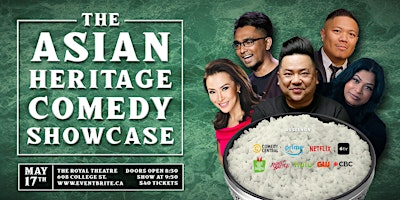 Primaire afbeelding van Asian Heritage Month Comedy Show