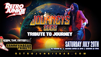 Imagem principal do evento JOURNEY'S EDGE (Journey Tribute) + ROCK THE NATION (Sammy Hagar Tribute)