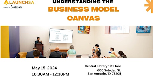 Imagem principal do evento Understanding the Business Model Canvas: Setting You up for Success