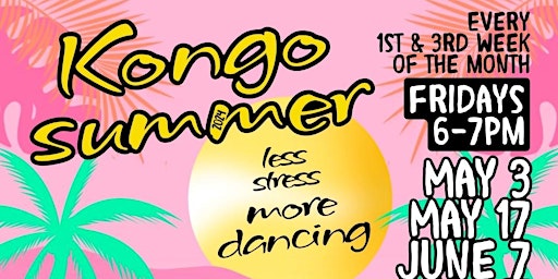 Kongo Summer Dance Series - Congolese Dance Workshops with Biza Sompa  primärbild