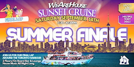 WeAreHouse - SUNSET CRUISE | SUMMER FINALE - SEPT 14TH primary image