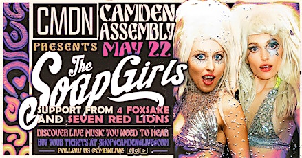 SOAP GIRLS - GRUNGE GLAM ROCK live at Camden Assembly + pre-gig meet up