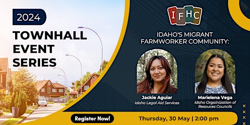 Imagen principal de IFHC Townhall Series Event: Idaho's Migrant Farmworker Community