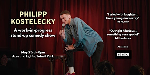 Imagem principal do evento Philipp Kostelecky: A Stand-up Comedy Show (work-in-progress)