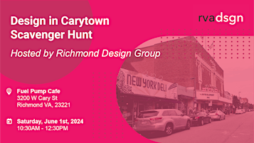Design in Carytown Scavenger Hunt