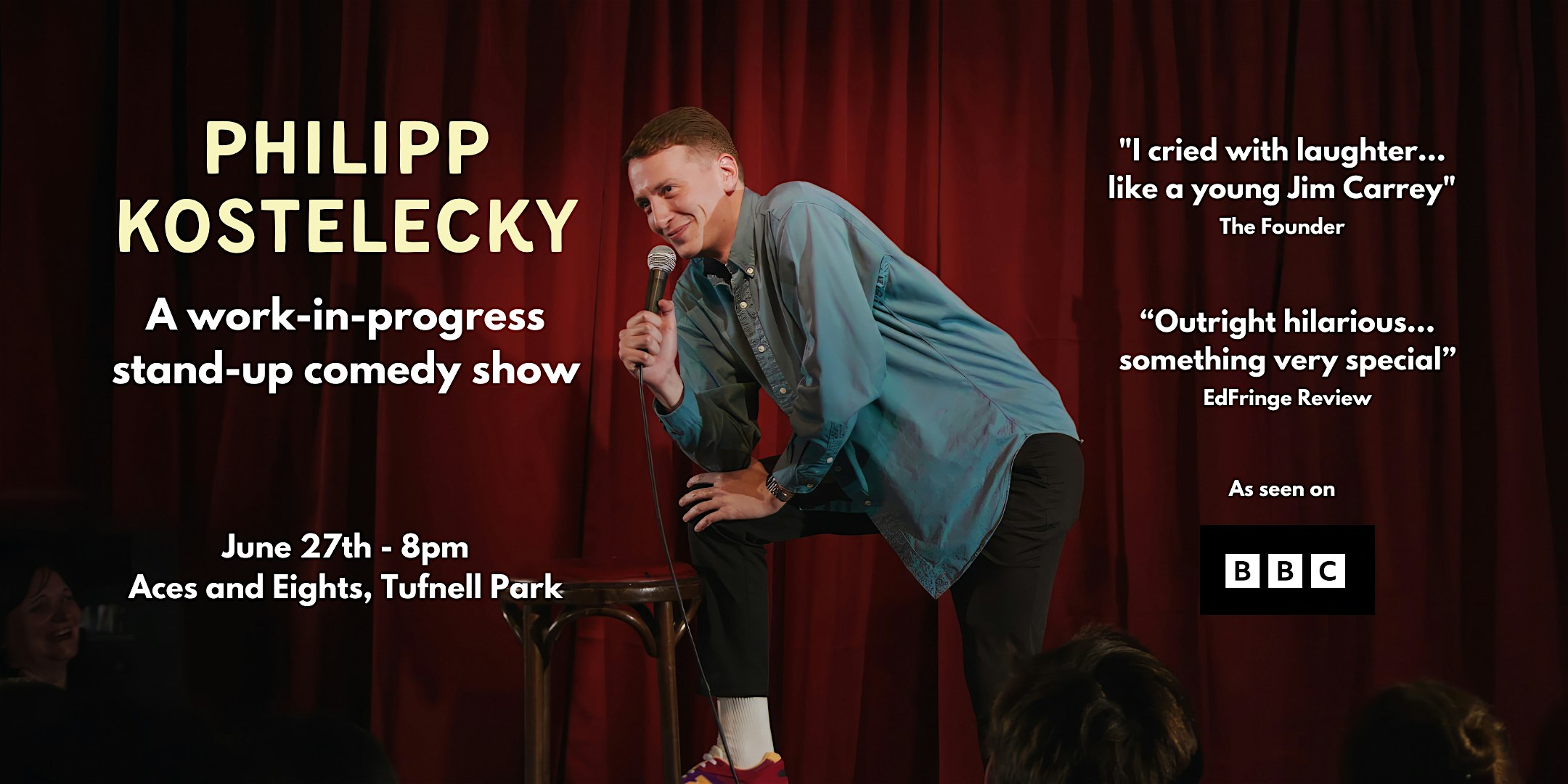 Philipp Kostelecky: A Stand-up Comedy Show (work-in-progress)