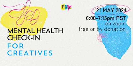 PAL Mental Health Check-In for Creatives