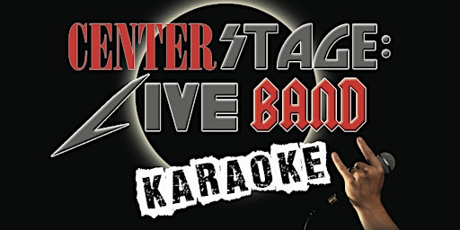 Imagem principal do evento LIVE BAND KARAOKE with Centerstage!