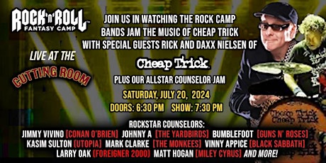 Rock n Roll Fantasy Camp Featuring Rick and Daxx Nielsen (Cheap Trick)!