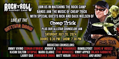 Imagem principal de Rock n Roll Fantasy Camp Featuring Rick and Daxx Nielsen (Cheap Trick)!