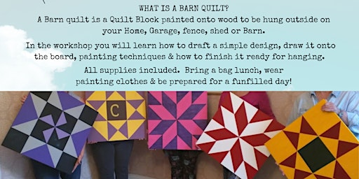 Imagem principal do evento Painted Barn Quilt Workshop