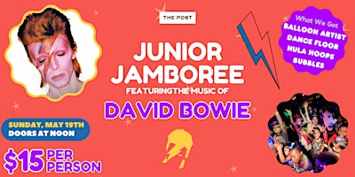 Immagine principale di David Bowie Junior Jamboree at The Post 