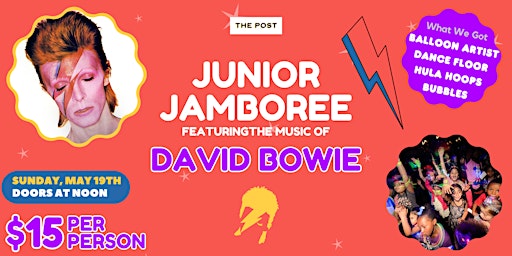 Primaire afbeelding van David Bowie Junior Jamboree at The Post
