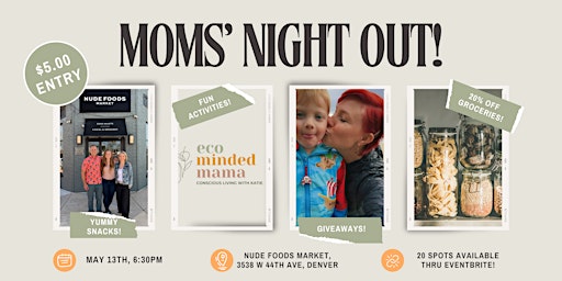 Primaire afbeelding van Moms Make a Difference! (Moms' Night Out)