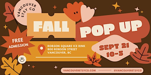 Imagem principal do evento Vancouver Etsy Co - Fall Pop-Up Market