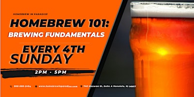 Imagem principal do evento Homebrew 101: Brewing Fundamentals
