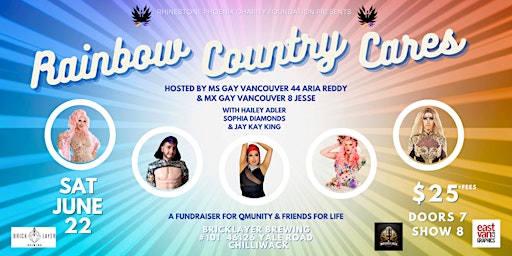 Primaire afbeelding van Rainbow Country Cares - a Drag Charity Fundraiser
