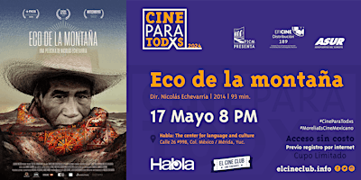 Imagen principal de Eco de la montaña /  Cine Para Todxs en Mérida