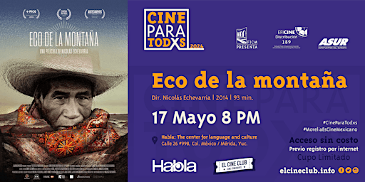 Imagem principal do evento Eco de la montaña /  Cine Para Todxs en Mérida