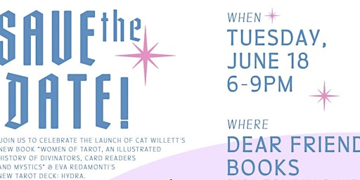 Imagem principal do evento Cat Willett & Eva Redamonti’s Book and Deck Release Party