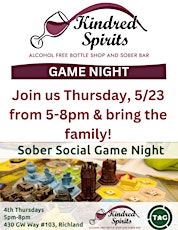 Sober Social Game Night with Tri-City Area Gaming