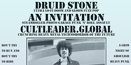 METAL SHOW: An Invitation, Cult Leader, Druid Stone primary image