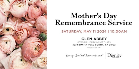 Mother's Day Remembrance Service