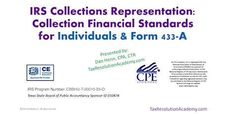 Collection Financial Standards