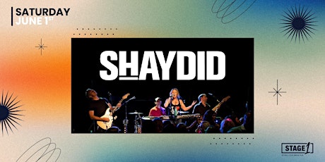 Shaydid LIVE at Stage 1 in Mill Cove