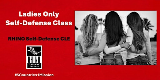 Ladies Only Self-Defense Class - Saturday,  August 24, 2024 primary image