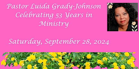 Luida Grady Johnson Celebrates 53 Years of Ministry
