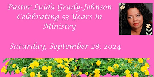 Primaire afbeelding van Luida Grady Johnson Celebrates 53 Years of Ministry