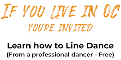 Imagem principal do evento Learn how to Line Dance - Free instruction from a professional dancer