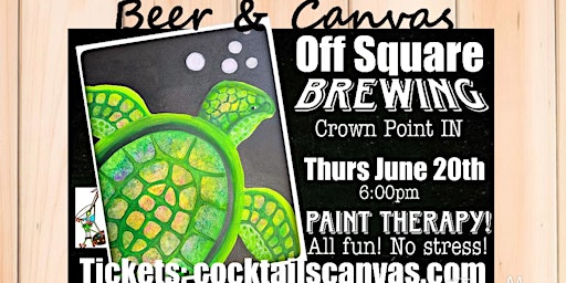 Immagine principale di The Tenacious Turtle Beer  and Canvas Painting Art Event 