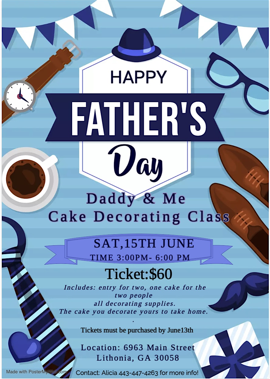 Daddy & Me Cake Decorating Class