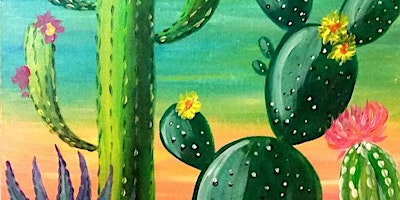 Paint Night: Sunset Cacti primary image