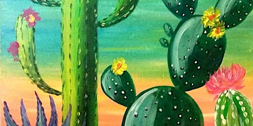 Primaire afbeelding van Paint Night: Sunset Cacti