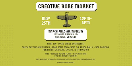 Creative Babe - Pop-Up Market @ March Field Air Museum