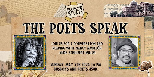 The Poets Speak: Nancy Morejón and E Ethelbert Miller primary image
