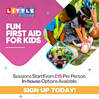 Primaire afbeelding van Little First Aiders: Fun & Confident Life Savers for Kids & Cert! WIMBLEDON