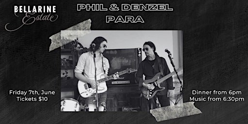 Imagem principal do evento Phil & Denzel Para